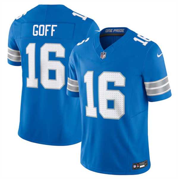 Men & Women & Youth Detroit Lions #16 Jared Goff Blue 2024 F.U.S.E. Vapor Limited Stitched Jersey->detroit lions->NFL Jersey
